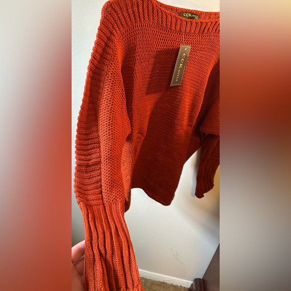 Burnt Orange CCK Style Size XL Women’s Sweater - Picture 3 of 3